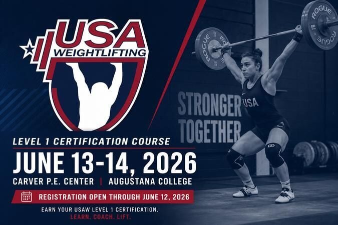 Augustana to host USA Weightlifting Level 1 Certification course