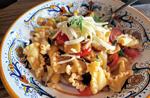 Campanelle with Eggplant, Fontina & Cherry Tomatoes