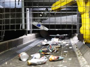 New AI-powered robot helps sort recyclables at Scott Area Recycling Center