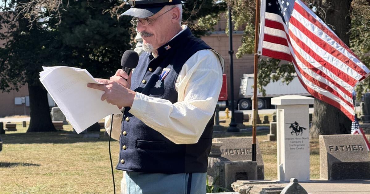 DAVENPORT HISTORIC CEMETERY Civil War marker dedicated at Davenport cemetery, family recalls ancestor who fought for Union ALMA GAUL Oct 7, 2025 16 sec ago