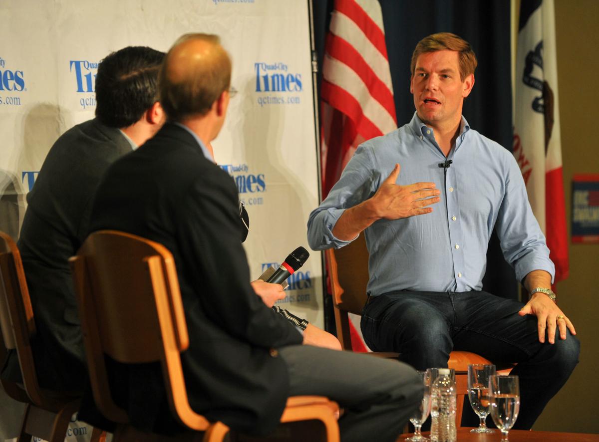 Presidential candidate Swalwell makes his case at Quad-Cities forum | Govt-and-politics ...