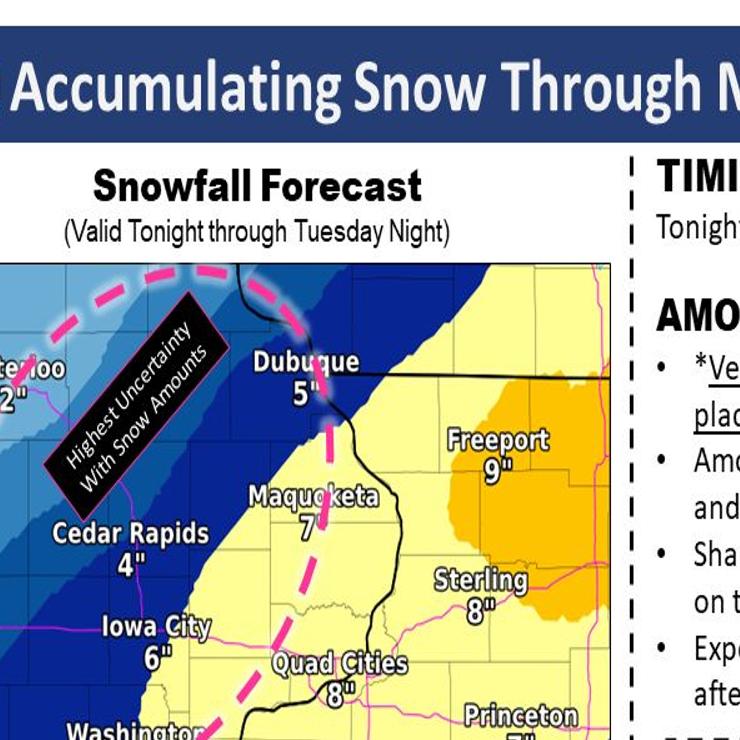 Monday Briefing Winter Storm Could Bring 8 Inches Of Snow To Q C