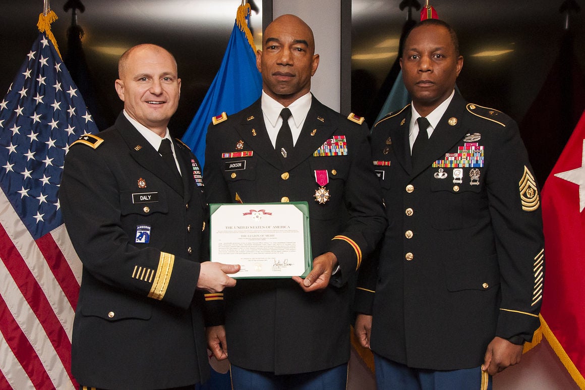 Chief Warrant Officer receives Legion of Merit