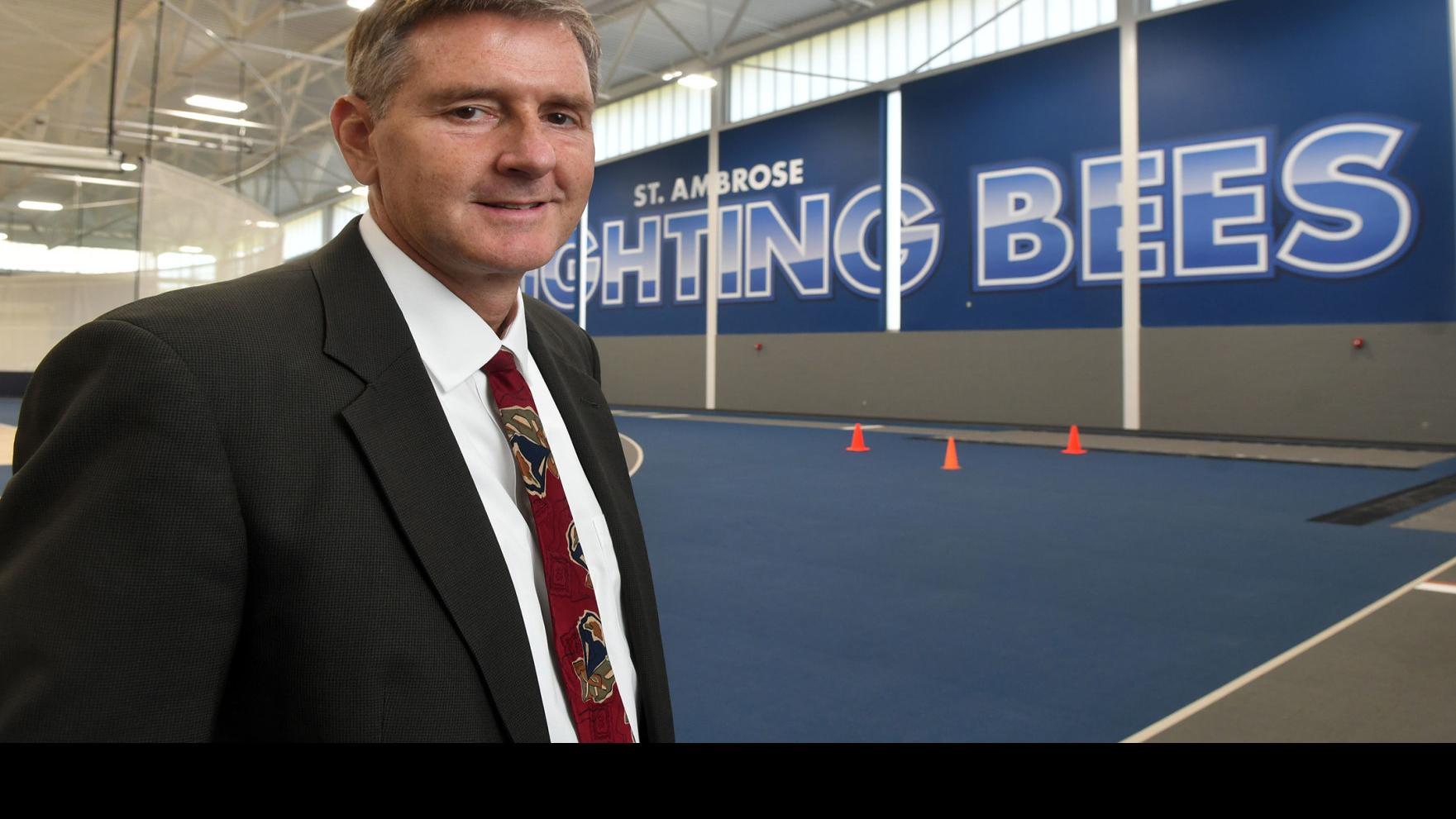 New St Ambrose Athletic Director Holmes Works To Build On Bees Success College Qconline Com