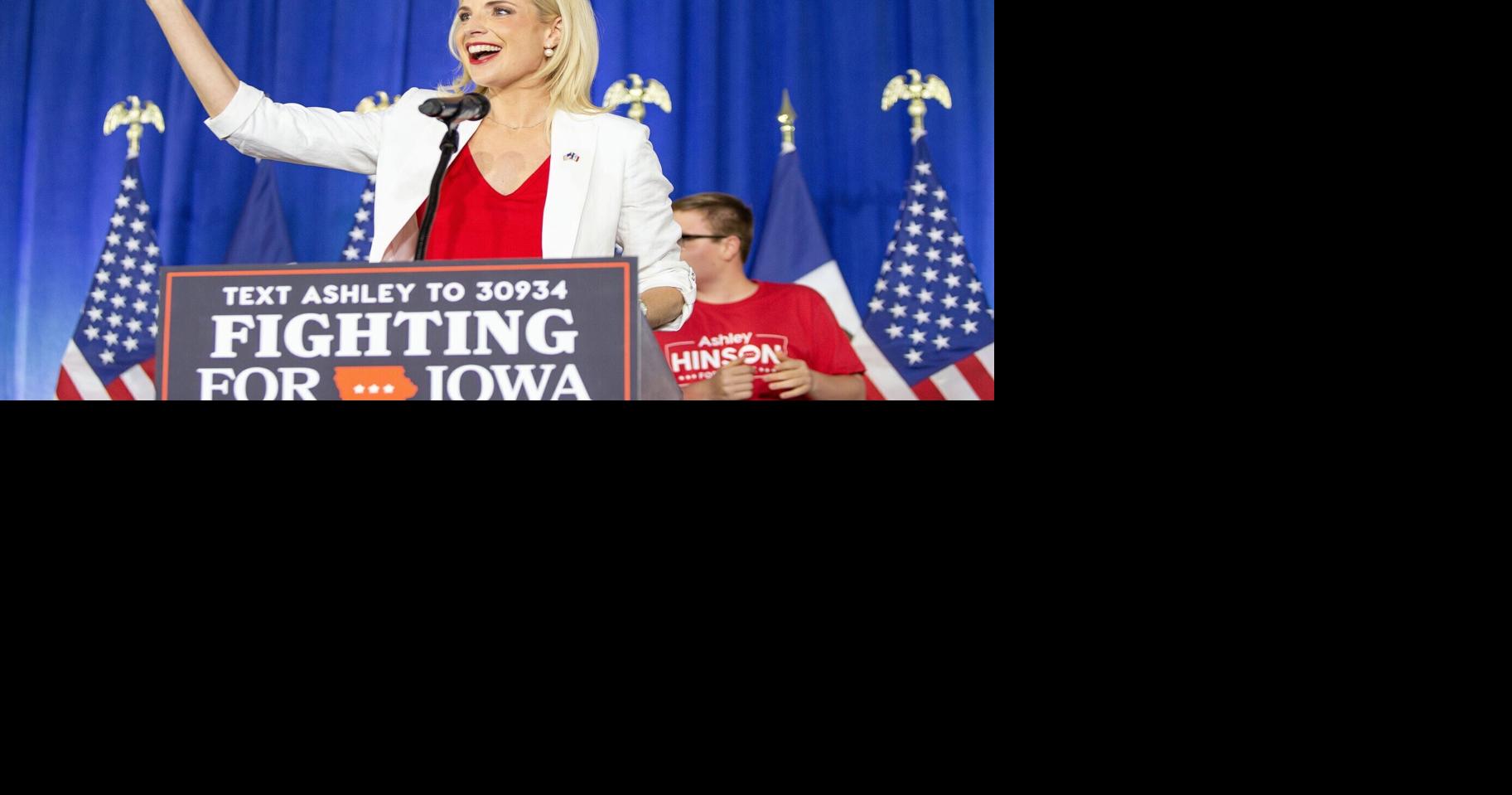 Ashley Hinson holds big cash advantage in Iowa's U.S. Senate campaign