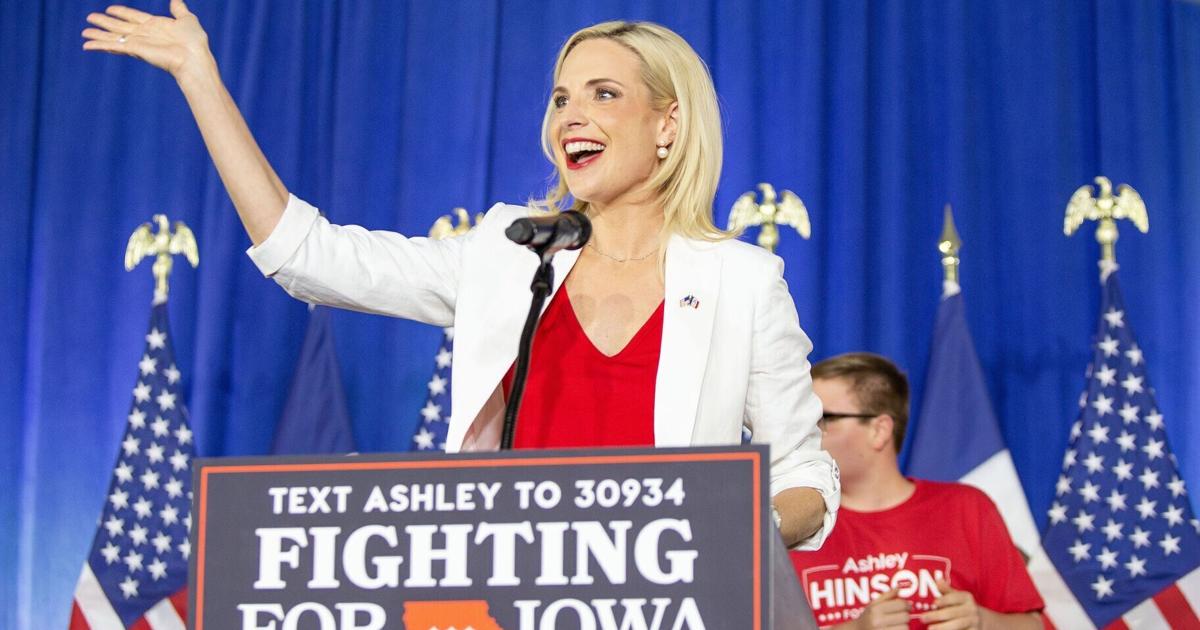 Ashley Hinson holds big cash advantage in Iowa's U.S. Senate campaign
