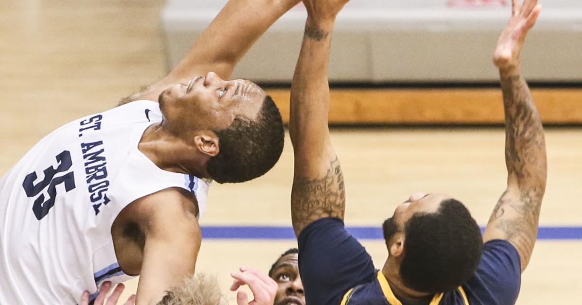 Photos: Mount Mercy at St. Ambrose Men's Basketball.