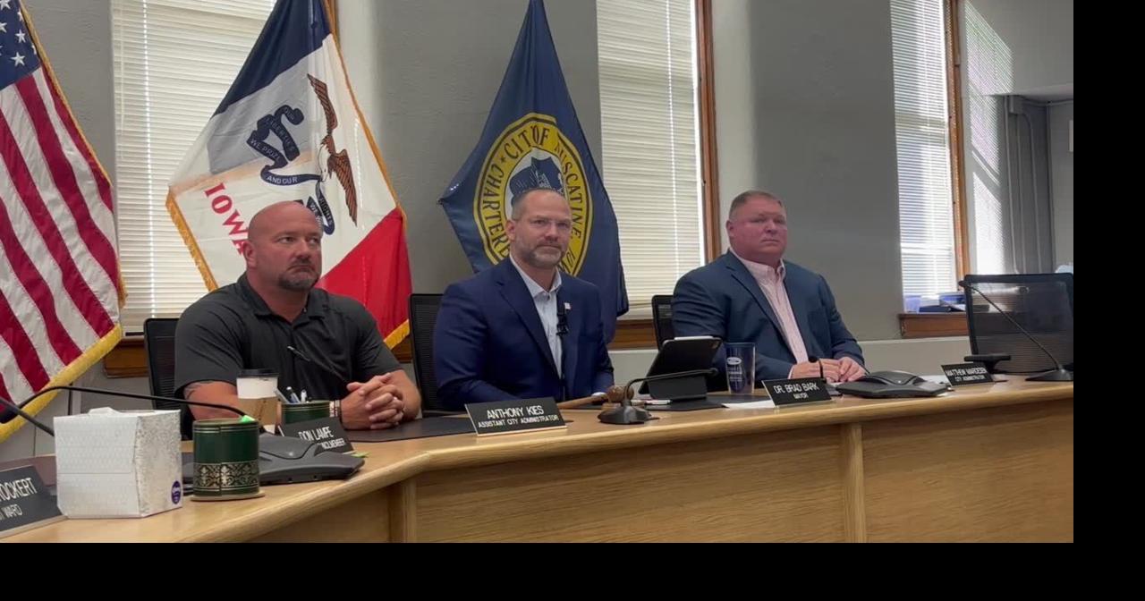 Watch as Muscatine officials discuss plans to stabilize downtown structures