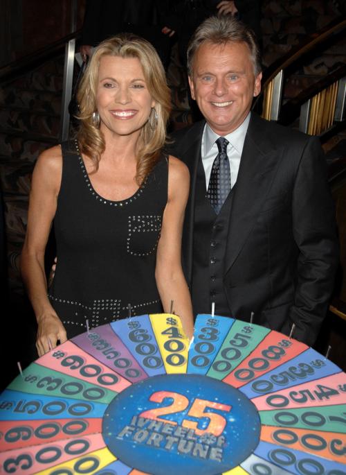 Pat Sajak Vanna White Wheel Of Fortune