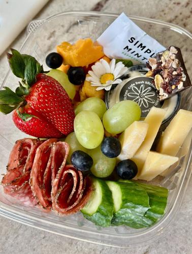 Girl + food by cafe fresh Grab & Go meals