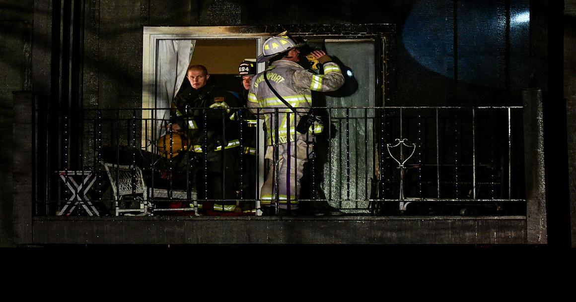 PHOTO Davenport apartment complex suffers heavy fire damage