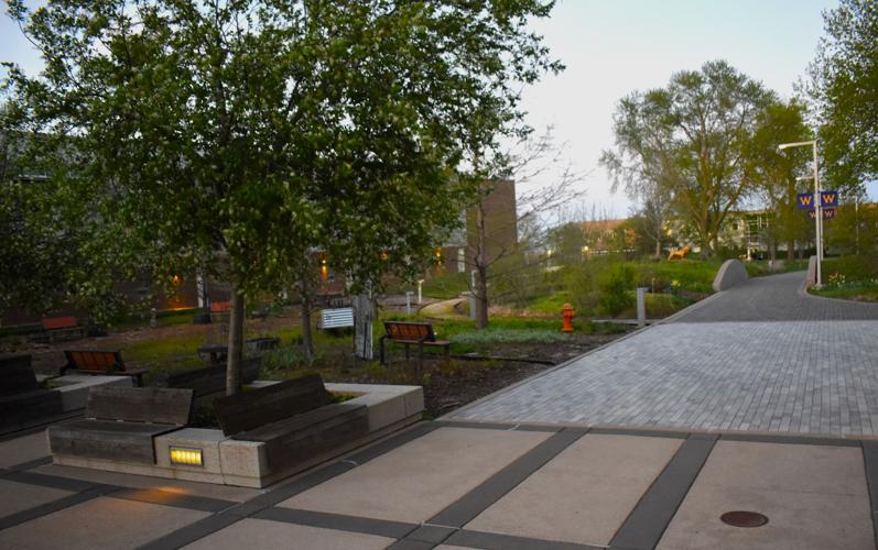 Western Illinois University Quad-Cities' native campus garden