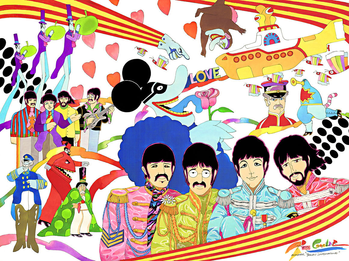 Beatles cartoon animator to paint, show at Bucktown