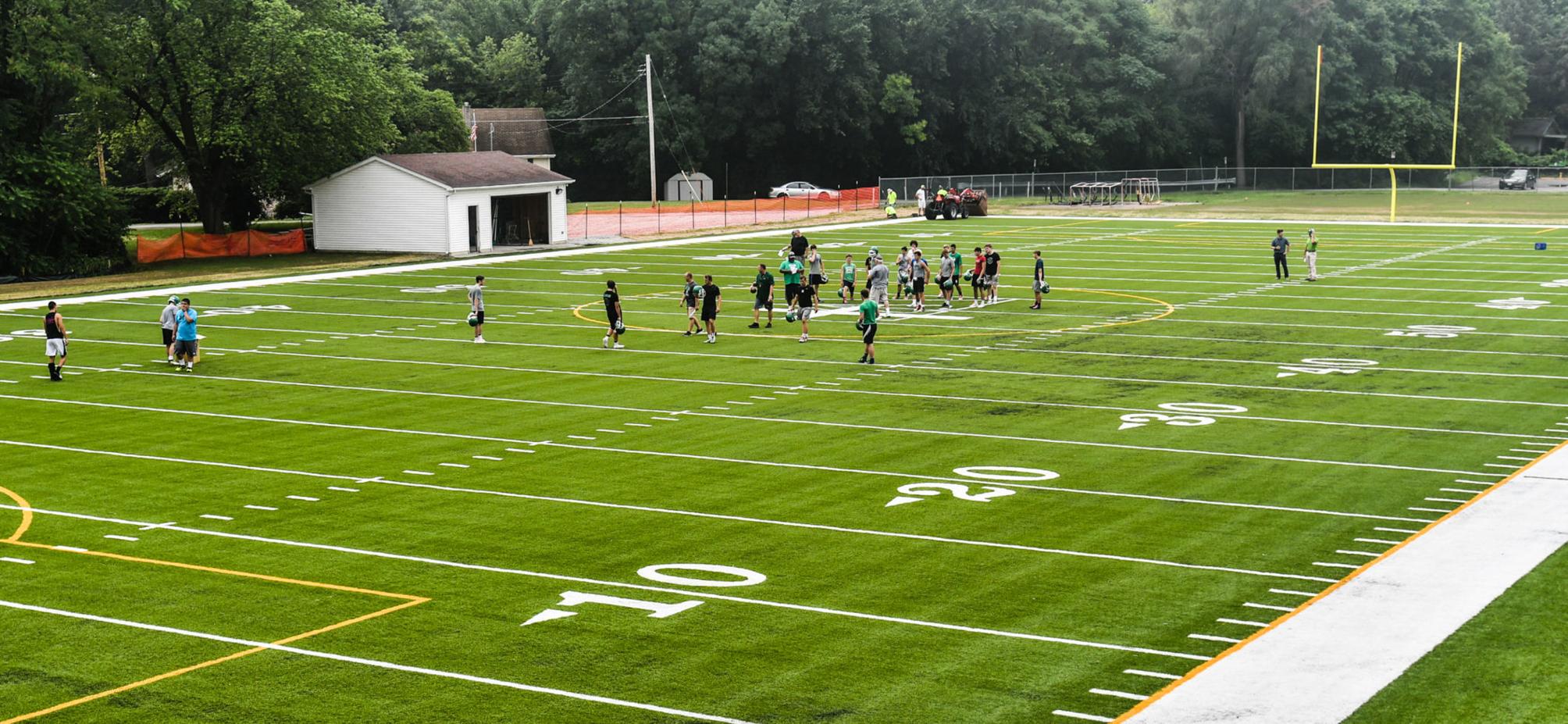 Alleman High School's Renovated Alumni Field