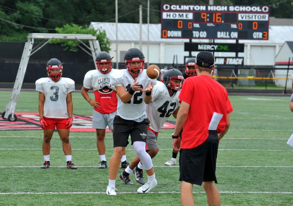 PHOTOS Clinton football practice Highschool