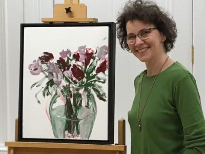 Smith Studio and Gallery, Geneseo, art exhibition of the paintings of Sara Peak Convery