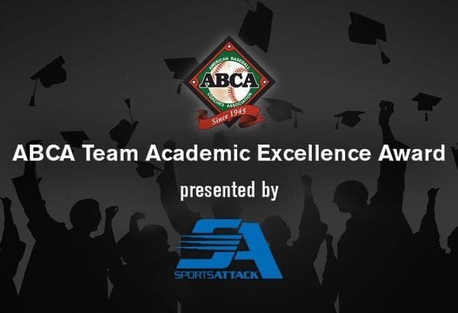 Baseball earns ABCA Team Academic Excellence Award