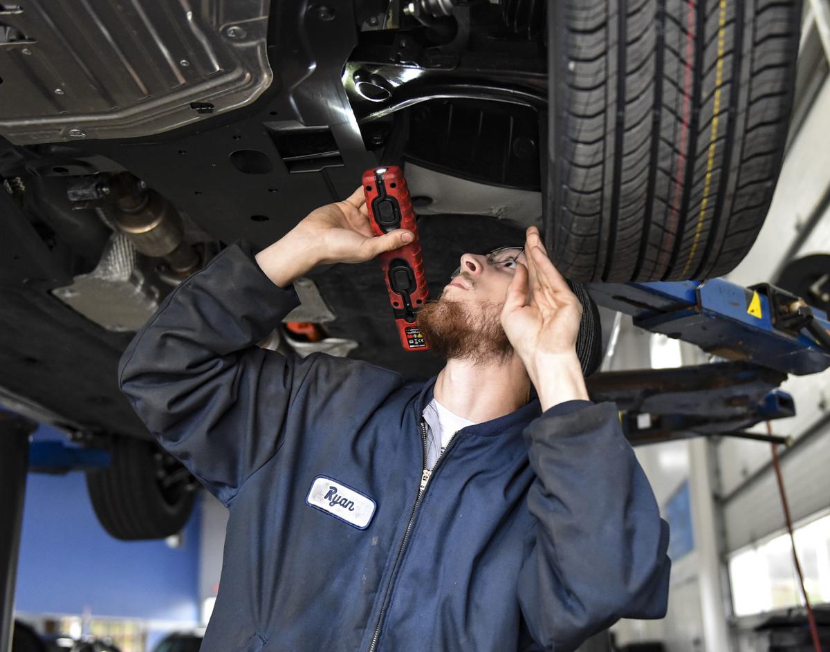 CAREER PROFILE Job allows auto mechanic to tinker Business