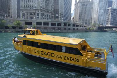 Take a water taxi to see the Windy City