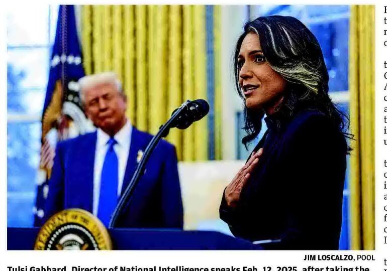 'Deeply grateful' Gabbard resigns