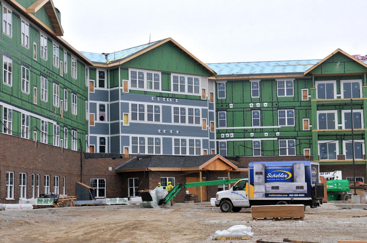 Construction of Overlook Village in Moline