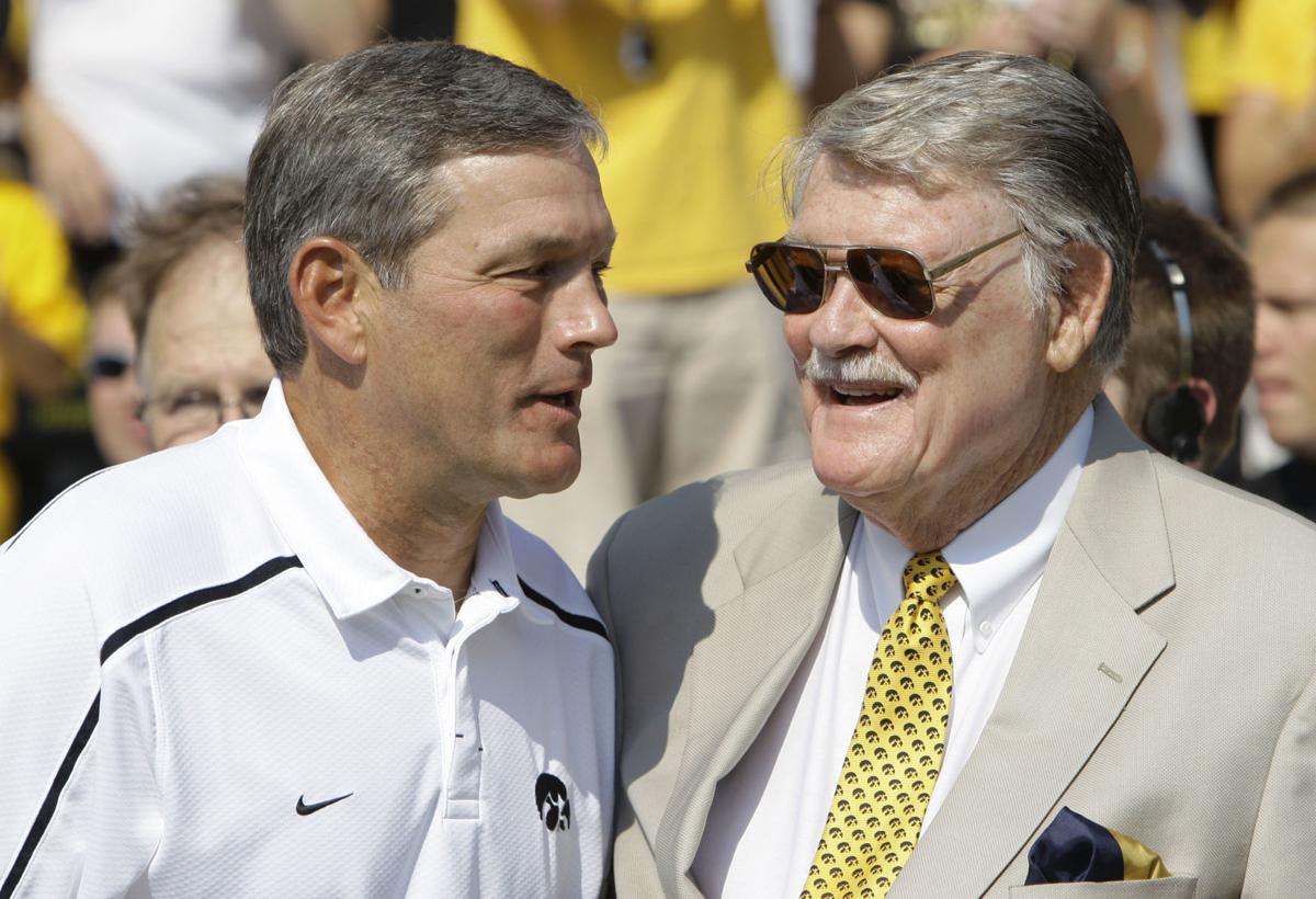 His Legend Will Live Forever Hawkeye Football Coach Hayden Fry