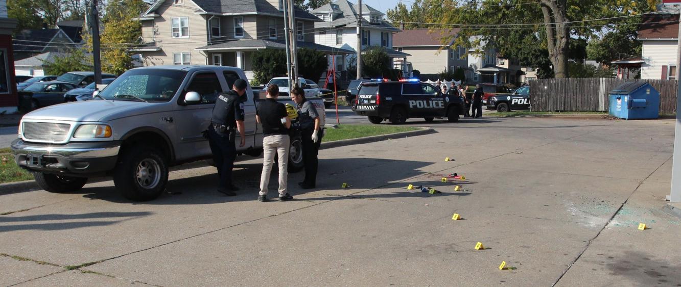 Photos Shooting at Locust and Iowa streets in Davenport