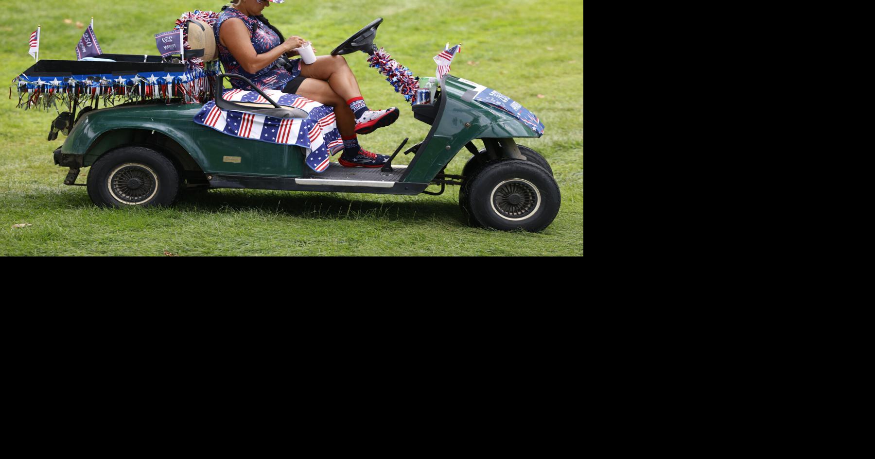 People celebrating the Fourth of July at TPC Deere Run