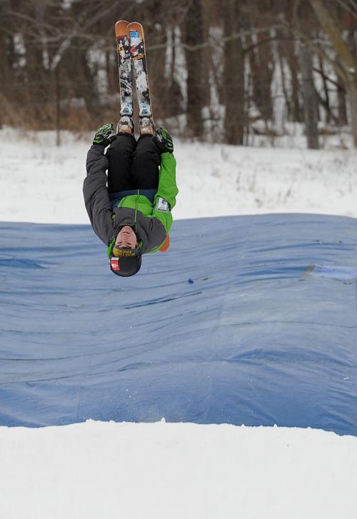 Snowstar Enthusiasts Try Tricks With A Soft Landing Local News