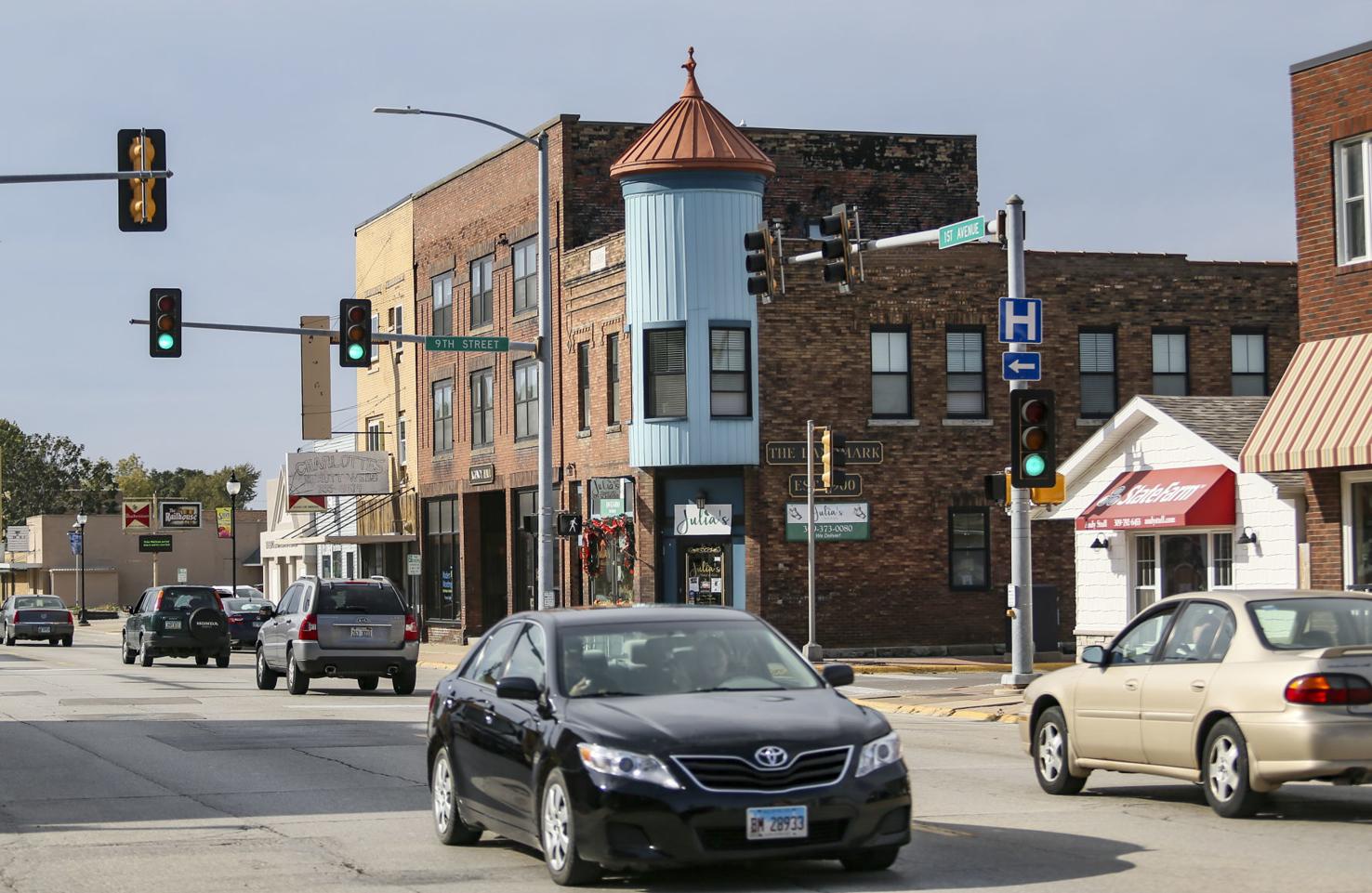 Downtown facade program enhancing Silvis