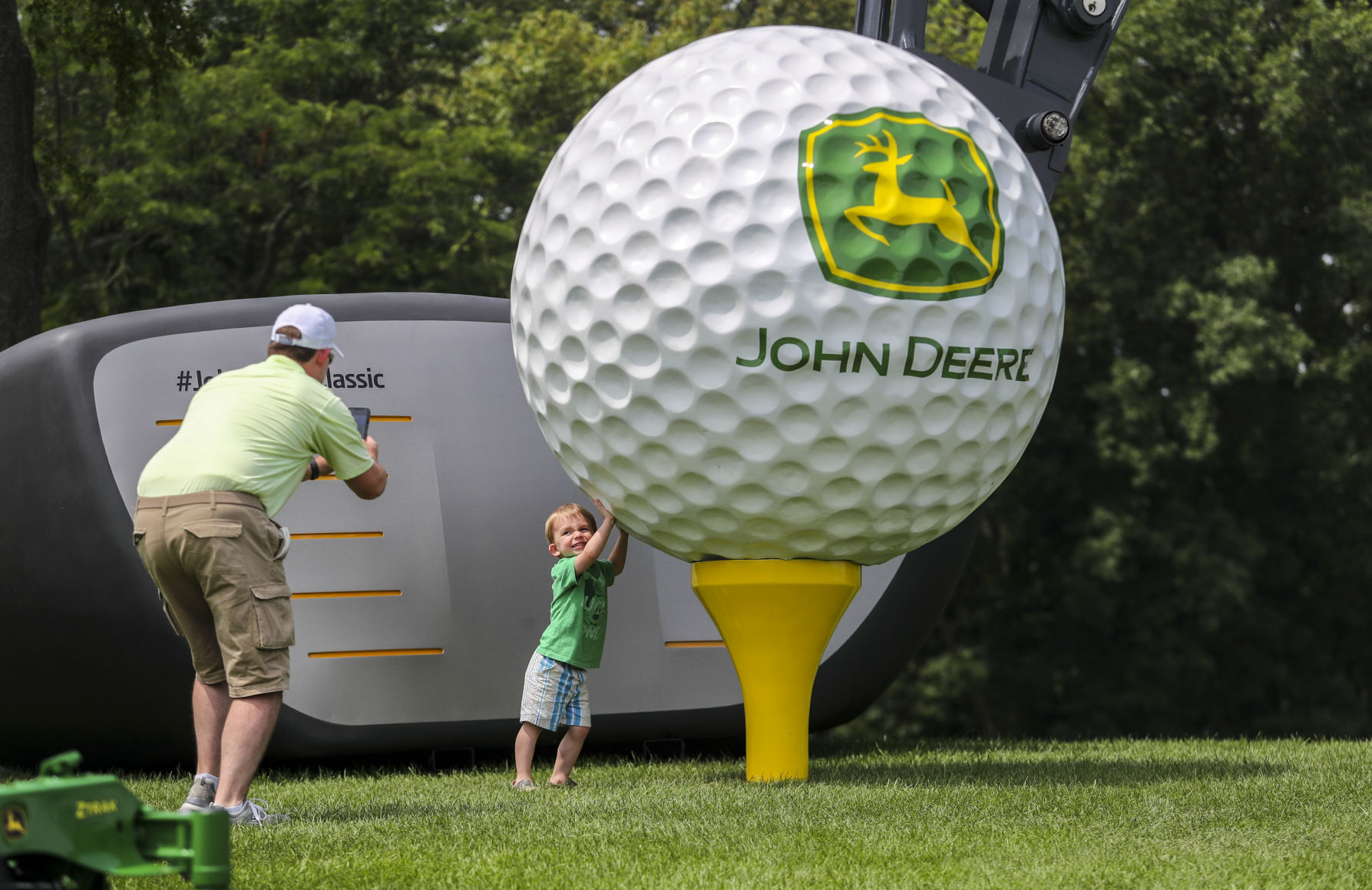 Family Zone at John Deere Classic is an air-conditioned oasis of fun
