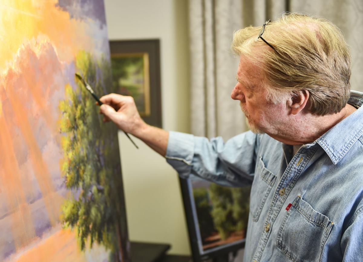 Quad Cities Artist Hopes Latest Painting Helps People See Clouds Of Darkness Can Be Flooded With Light As A Result Of Christ S Resurrection Local News Qconline Com