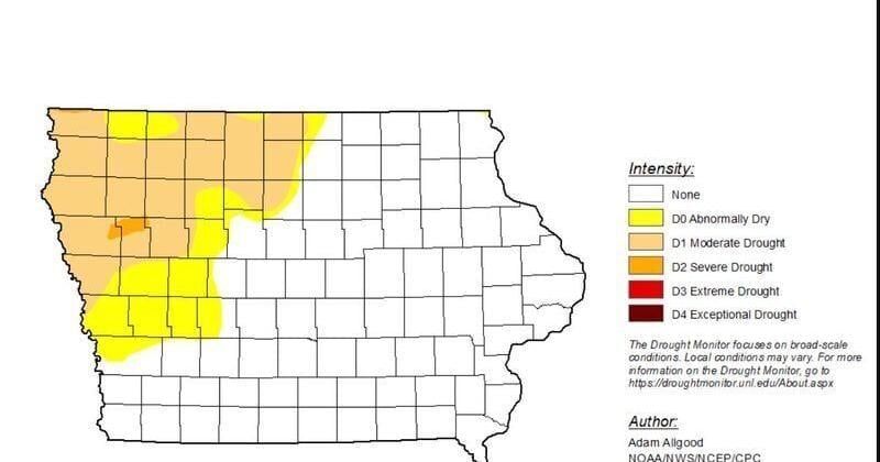 Drought remains across 31% of Iowa. See where dry conditions linger