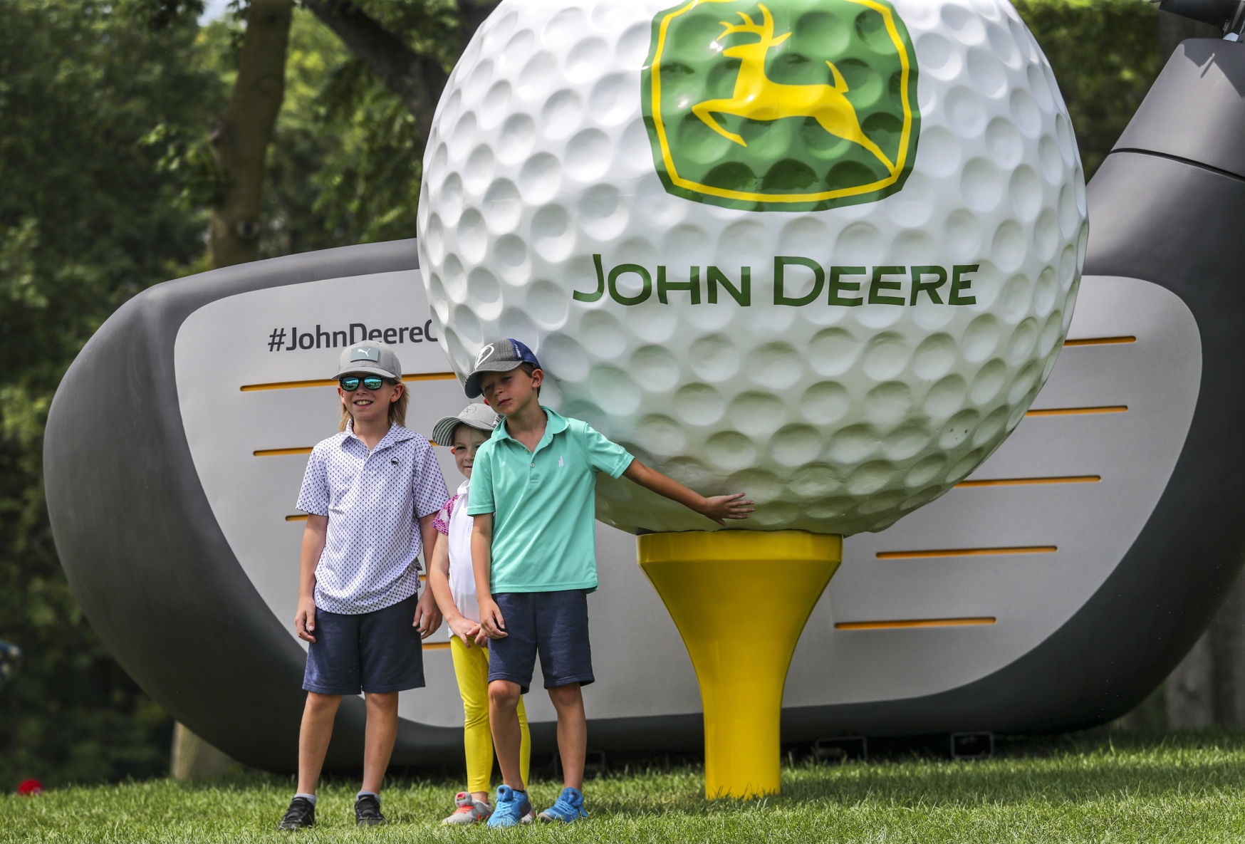 Family Zone at John Deere Classic is an air-conditioned oasis of fun