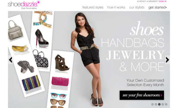 Shop site: ShoeDazzle (shoedazzle.com 