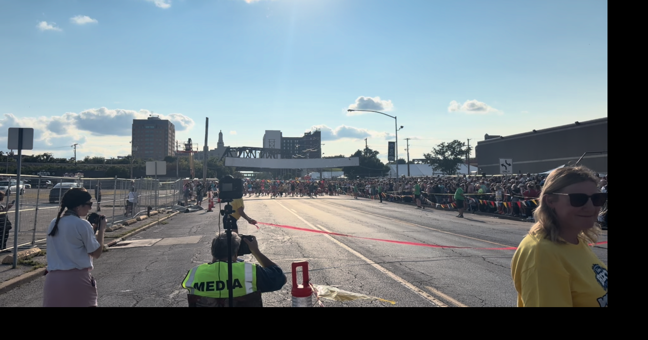 Watch as toddlers ran to the finish line at the Arconic Jr. Bix