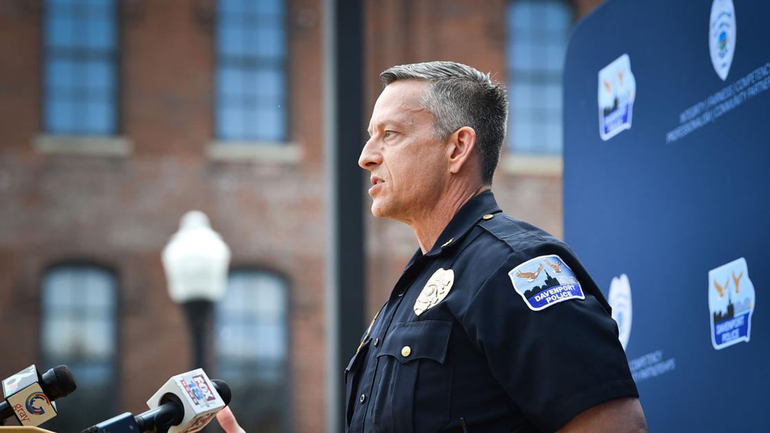 DAVENPORT MAYOR MATSON AND CHIEF SIKORSKI ADDRESS 50 SHOTS FIRED IN MARCH
