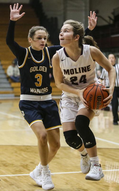 Moline Girls Roll To Two Wins At Peoria Manual Tournament