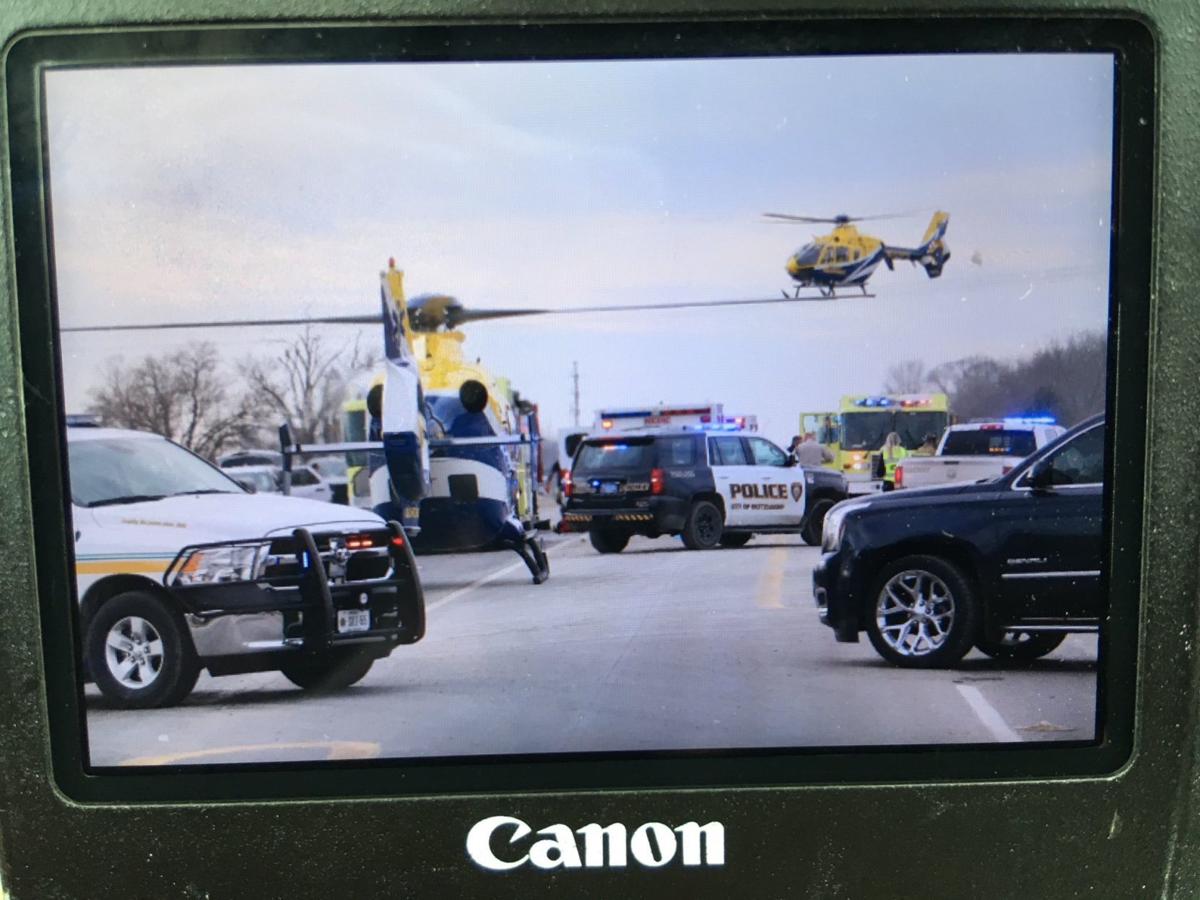 Updated Head On Crash On U S 67 Sends 2 To Iowa City Hospital Closes Highway Near Arconic Local News Qconline Com