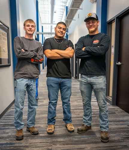 Nine Months Later, Three Students Find More Than a Career Path