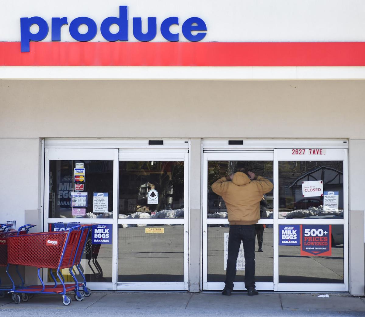 Lot grocery stores doors rock island closed store close qconline lingle 2627 todd peers 7th windows into qctimes Save-A-Lot grocery stores close doors | Local News | qconline.com
