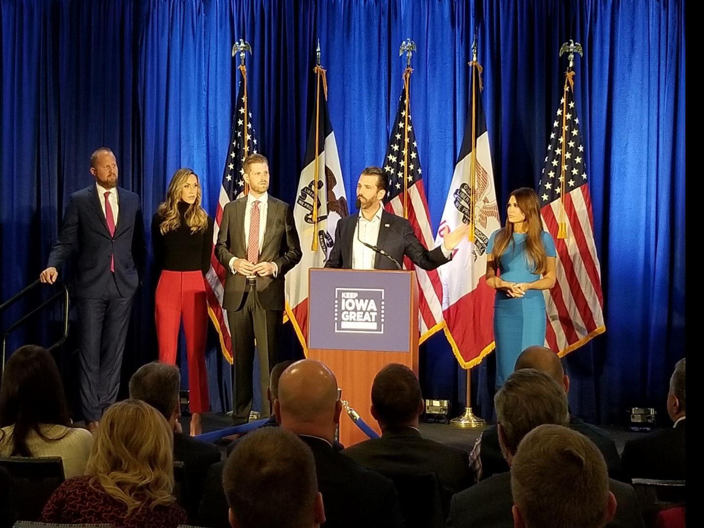 President Donald J Trump Easily Wins Iowa Republican Caucus Politics Qconline Com