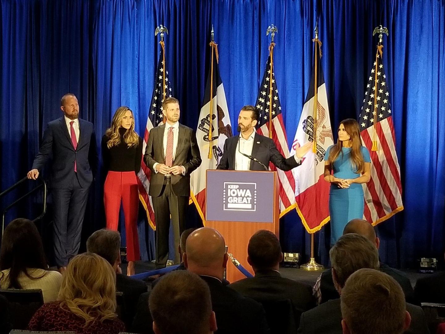 President Donald J Trump Easily Wins Iowa Republican Caucus Politics Qconline Com