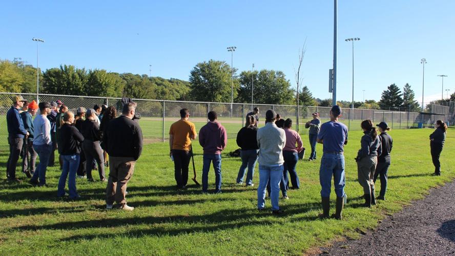 HNI volunteers assist City in planting urban trees