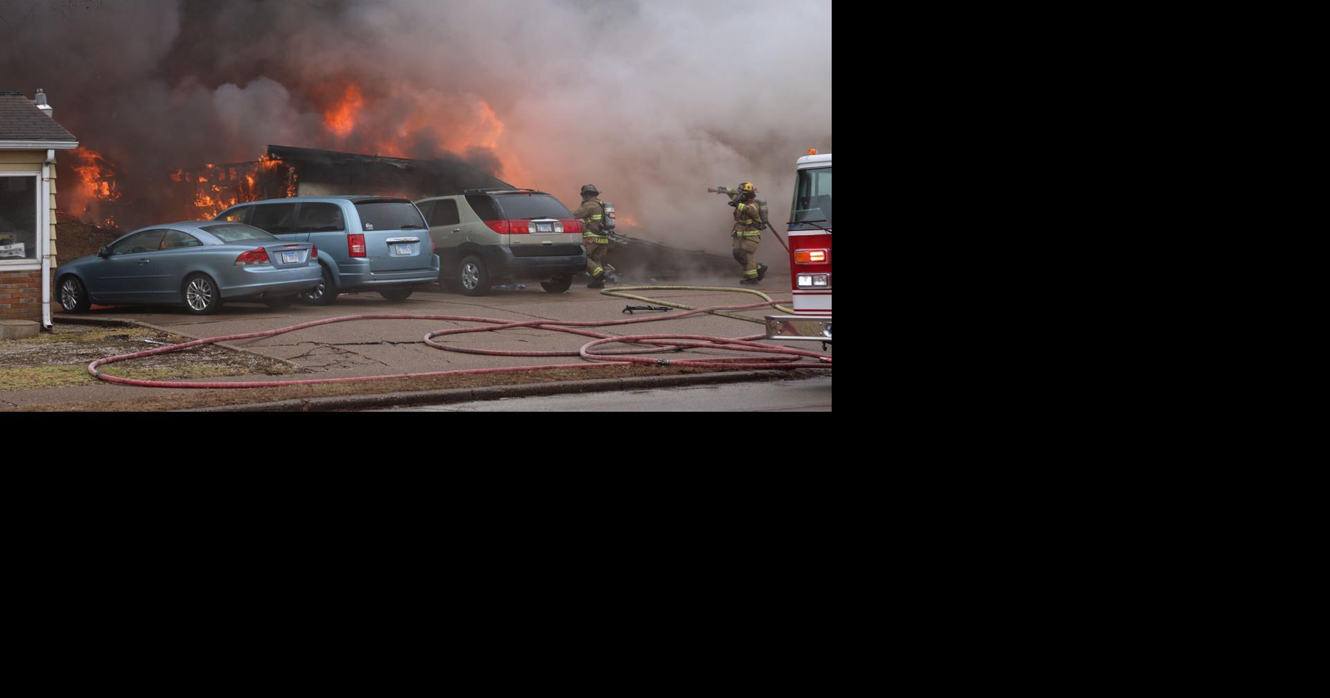 East Moline firefighters respond to garage fire March 11