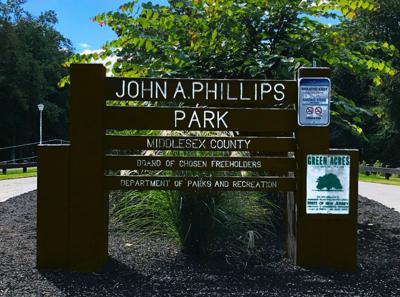 John A. Phillips Park Sign