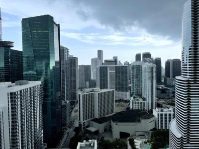 Rooftop view of downtown Miami, Florida