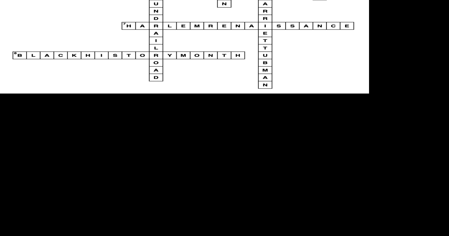 Answers to Significant Black Figures Crossword | Fun Page