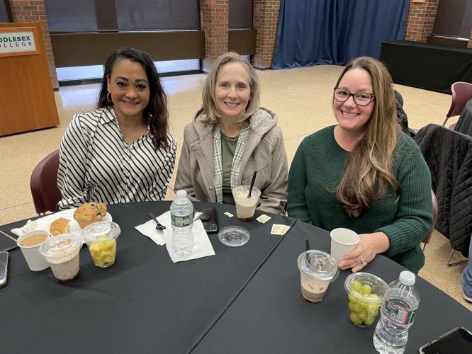 (left) Rose Morales, Department Coordinator, Department of Dental Hygiene (middle) Michelle Roman, Department Chairperson, Department of Dental Hygiene (Right) Lisa Wise, Clinic/Lab Coordinator, Department of Dental Hygiene