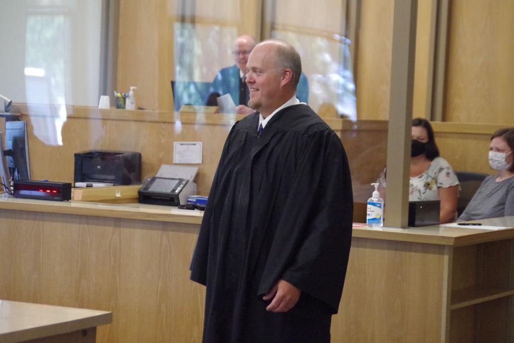 Brian Gwinn sworn in as new GC District Court Judge News qvpr com